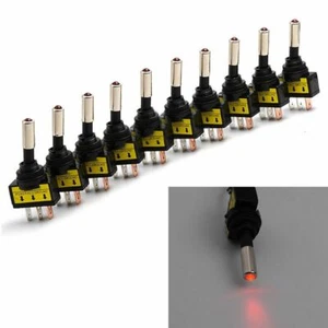 10pcs Car Tilt Switch LED Illuminated 3 Pen ON/OFF Switch 12V 20A - Picture 1 of 5