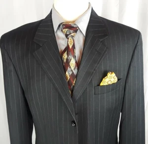 Traje Jones New York 42L carbón/rayas 3Btn sin ventilación  - Imagen 1 de 10