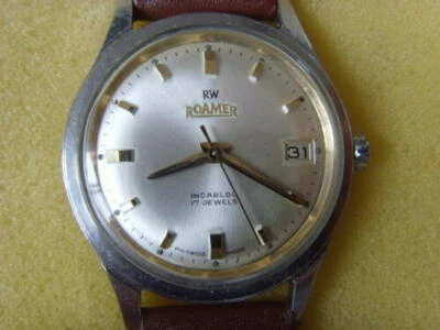 Swiss Roamer DATE 17 Jewels used Manual Watch Vintage - Image 1 of 4