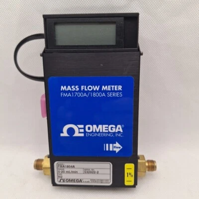 FMA1804A OMEGA Gas Mass Flow Meters for Clean Gases with Display - Image 1 of 4