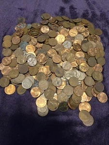 500 Pre 1982 Copper Pennies With Wheats - Picture 1 of 4
