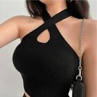 Korean Knitted Vest Cross Hanging Neck Version Vest High Quality Sling
