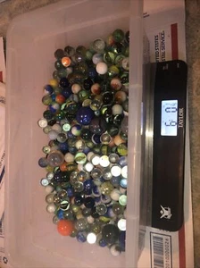 Vintage Antique Marbles Regular & Shooters Collection Large Lot 6 Pounds #J - Foto 1 di 4