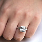 2.00Ct Princess Cut Simulated Diamond Engagement Ring 14k White Gold in Size 5.5