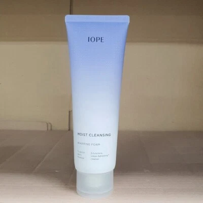 IOPE Moist Cleansing Whipping Foam 180ml Foam Cleanser Cleansing Foam NEW - Image 1 of 4