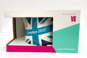 Official London Olympics 2012 Union Jack Blue Teapot New/Unopened - Picture 1 of 3