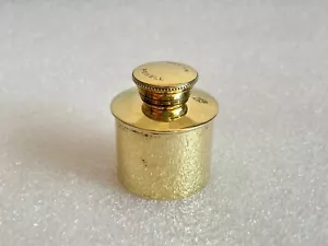 OLD VINTAGE WILLIAM POWELL ENGLISH BRASS ROUND OIL BOTTLE MULTIPURPOSE USE 45mm - Picture 1 of 18