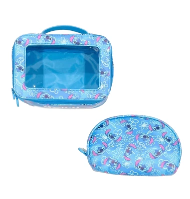 Juego de 2 fundas de cosméticos de viaje Disney Stitch nuevo con etiquetas Foto 1 de 4