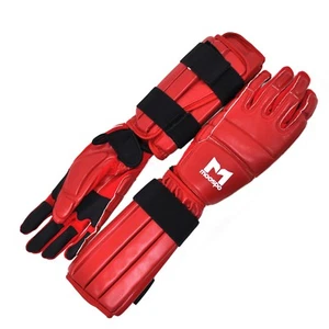 New Adjustable Sparring Practice Protective Fight Gloves Kendo Kumdo MMA Red - Picture 1 of 6