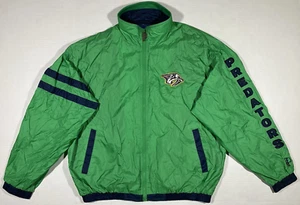 Giacca a vento Pro Player Nashville Predators vintage verde uomo taglia L - Foto 1 di 16