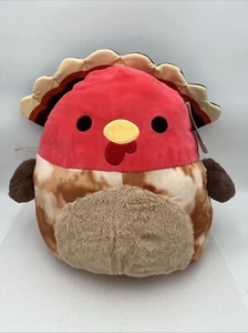 Peluche raro SQUISHMALLOW GAVI THE TURKEY 16 pollici #1373 Halloween Kellytoy nuovo con etichette - Foto 1 di 5