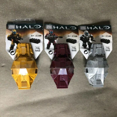 Mega Bloks Halo Stealth ODST Platinum Drop Pod  2 pcs/set  no silver - Image 1 of 3
