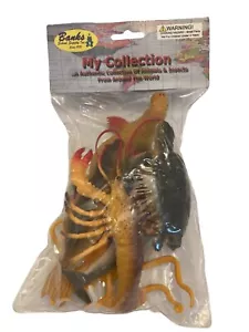 Sea Creatures 6 pc set Collection of Plastic 5" Realistic Aquatic Animals NEW - Picture 1 of 5