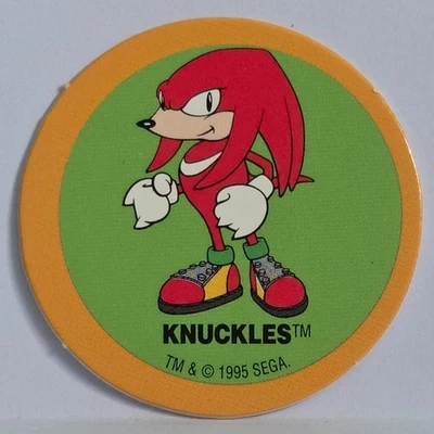 Vintage Pog * Cookie Crisp Promo * Sonic The Hedgehog * #13 * Bin74 - Image 1 of 2