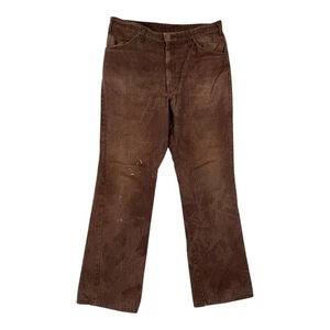 Vintage Dickies Work Pants Mens 34x30 Brown Workwear Made in USA - Bild 1 von 15