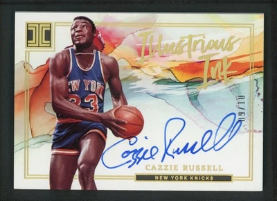 2022-23 CAZZIE RUSSELL 09/10 AUTO PANINI IMPECCABLE ILLUSTRIOUS INK AUTOGRAPHS - Image 1 of 2