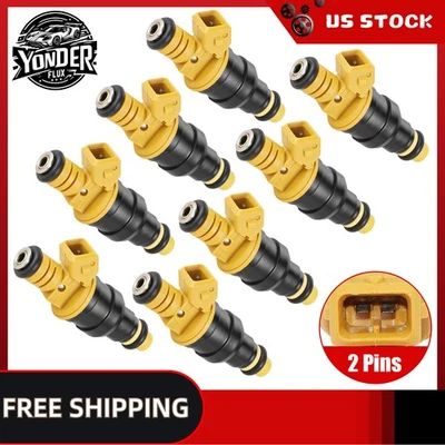 8X Fuel Injectors FJ713 Fit For 1989-2005 Ford Excursion E-150 E-250 E-350 — 第 1/4 张图片