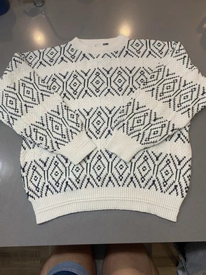 Suéter DE COLECCIÓN Bill Blass Para Hombre Talla L Texturizado Enmarcado a Mano Abuelo EE. UU. Foto 1 de 4