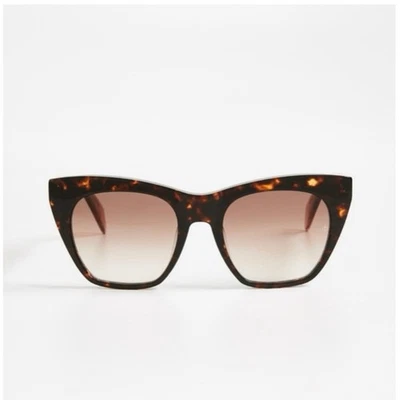Gafas de sol Rag & Bone RNB1009 Havana ojo de gato tortuga  Foto 1 de 4