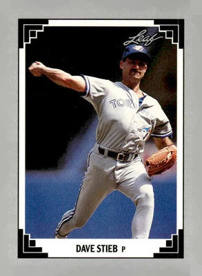 1991 Leaf #96 Dave Stieb - Image 1 of 2