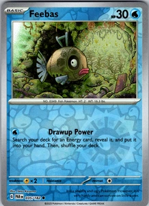 Feebas Reverse Holo 035/182 SV04: Paradox Rift Common - NM - Picture 1 of 2
