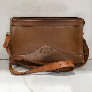 Bolso de Hombro GHURKA Nº10 KM Cuero Marrón Vintage Ghurka - Imagen 1 de 9