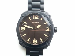Fossil Russel JR1339 steel quartz large men's wrist watch - Bild 1 von 7