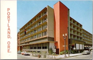 Postal PORTLAND, Oregon RIVERSIDE WEST MOTOR HOTEL - SW Morrison Street c1960s - Imagen 1 de 2