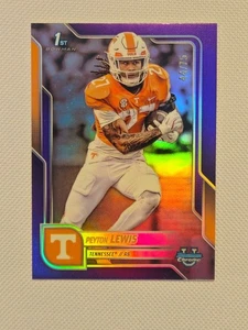 2025 Bowman U University Chrome #97 Peyton Lewis Viola Rifrattore /75 1° Bowman - Foto 1 di 2