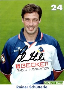 Autogrammkarte Fußballer Rainer Schütterle, Karlsruher SC, Autogramm - 11411619 - Bild 1 von 2