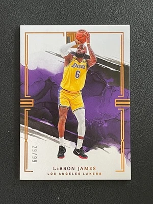 LeBron James 2022-23 Panini impeccable Base Bronze /99 #90 - Image 1 of 2