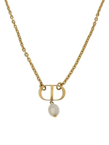 Collana Christian Dior Perla GLD Donna PETIT CD con Top Usata