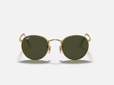 Ray-Ban Round Metal Legend Gold Unisex Sunglasses Gold Frame with Green Classic - image 1 of 4