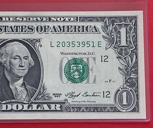 1993 $1 Dollar Bill FRN, ( SAN FRANCISCO L ) UNCIRCULATED BANKNOTE - Picture 1 of 3