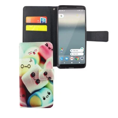 Custodia Cellulare Protettiva per Google Pixel 2 Cover Borsa Wallet Handyhülle - Immagine 1 di 4