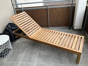 Sonnenliege, Ikea, NÄMMARÖ, mit Auflage, mit Abdeckung, für draußen - Bild 1 von 4