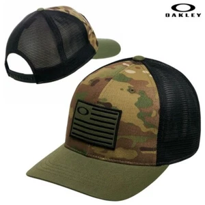 Gorra Oakley SI Patriot Flag 110 Snapback Trucker - Multicam Color Camuflaje - ¡NUEVA! - Imagen 1 de 1