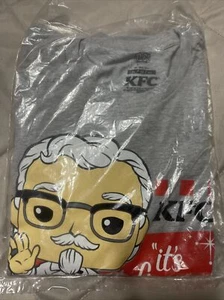 Funko Pop KFC Kentucky Fried Chicken Adult M Colonel Sanders T-Shirt ONLY - Picture 1 of 3