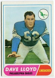 1968 Topps #84 Dave Lloyd Philadelphia Eagles - Picture 1 of 2