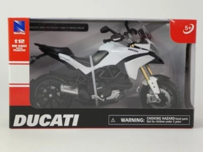NewRay Ducati Multistrada 1200 S Pikes Peak white 1/12 57883AST-WH - Immagine 1 di 2