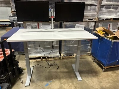 Dual Sapper Arm Monitor Mount Bundle With 24” Viewsonic Monitors V2446M-LED - Image 1 of 4