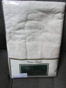 ""TISSÉ ÉLÉGANCE BEIGE - NAPPE XL - 100% COTON"" - NEUF DANS EMBALLAGE 60 X 104 - Photo 1 sur 2