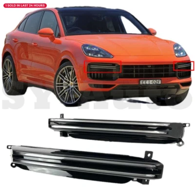Front Bumper LED Daytime Run Light Lamp For Porsche Cayenne Turbo 9Y0.1 2019+ - Image 1 of 4