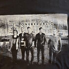 Rare One Republic avec The Script Band Concert Tour adulte grande chemise noire neuve avec étiquette