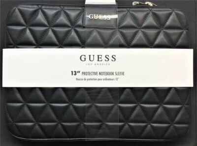 Guess Notebook Laptop Case Custodia Protettiva Borsa Guaina 13 Pollici Nero - Immagine 1 di 2