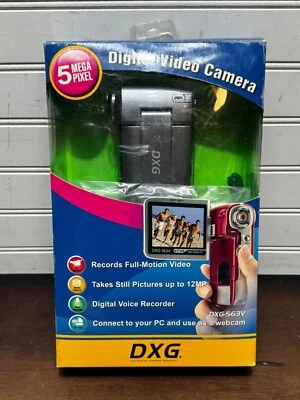 DXG-563v HD Camcorder 5.0 Megapixel NEW in open box - Image 1 of 4