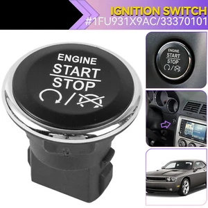 Push to Engine Start Stop Button Switch for Dodge Challenger 1FU931X9AC 33370101 - Picture 1 of 7