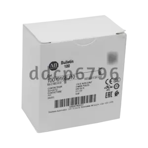 AB 100-C16EJ10 100-C IEC Contactor, 24V DC Electronic Coil Brand Allen Bradley - Picture 1 of 4