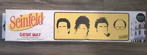 Seinfeld Desk Mat - Color Yellow Large Size 11 x 31 in - NEW in BOX - Rare - Picture 1 of 4