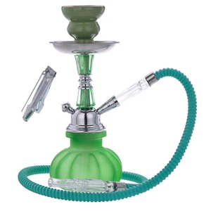 Wasserpfeife Shisha Nargile Set ca.25cm Orientalisch Hookah mit Schlauch Grün